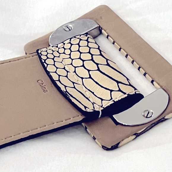 ⭐️ CALVIN KLEIN ⭐️ VINTAGE WAIST BELT GENUINE LEATHER SIZE SMALL - Picture 9 of 16